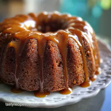 Perfect Sticky Toffee Pudding Bundt Cake: Oven-Only Recipe Card