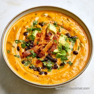 Sweet Potato Tortilla Soup in 40 Minutes