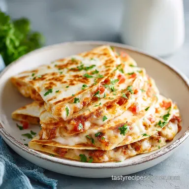 Tasty Taco Bell Chicken Quesadillas in 15 Mins Recipe Card