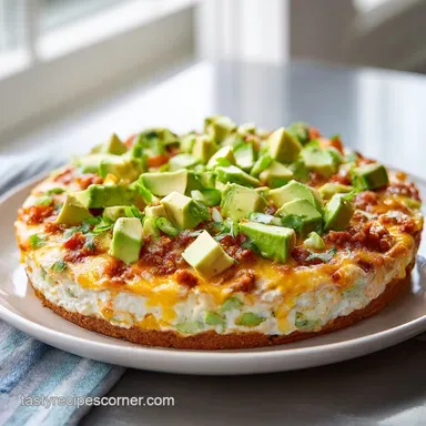 Layer Taco Dip With Avocado: Party-Ready Recipe Card