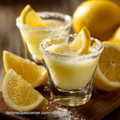 Lemon Drop Shot Recipe: Crisp, Zesty Classically Cool Recipe Card