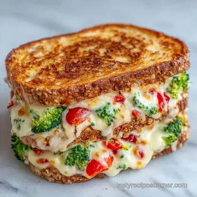 Veggie Grilled Cheese Sandwich in 20 Min