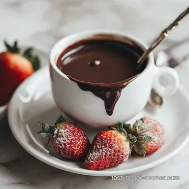 Chocolate Fondue Recipe: Silky & Glossy in 15 Min Recipe Card