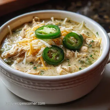 White Chicken Chili with Monterey Jack: 40 Min