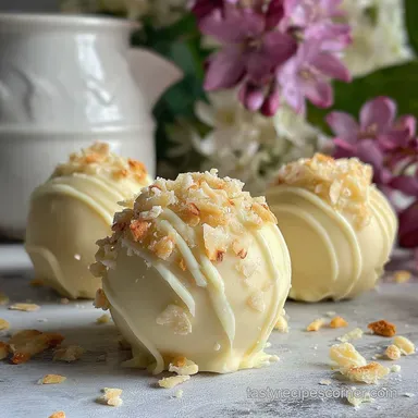 White Chocolate Truffles No-Bake Ready in 30 Min Recipe Card