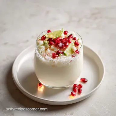 White Christmas Margarita in 5 Minutes Recipe Card