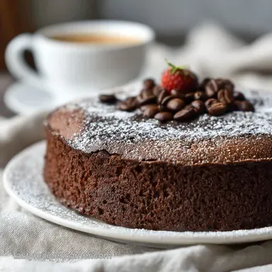 Wicked Espresso Cake for 16 Servings Recipe Card