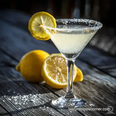 Lemon Drop Cocktail: The Best Zesty Classic Martini Recipe Recipe Card