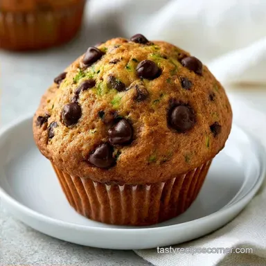Zucchini Chocolate Muffins in 35 Minutes