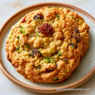 Zucchini Oatmeal Raisin Cookies: Chewy