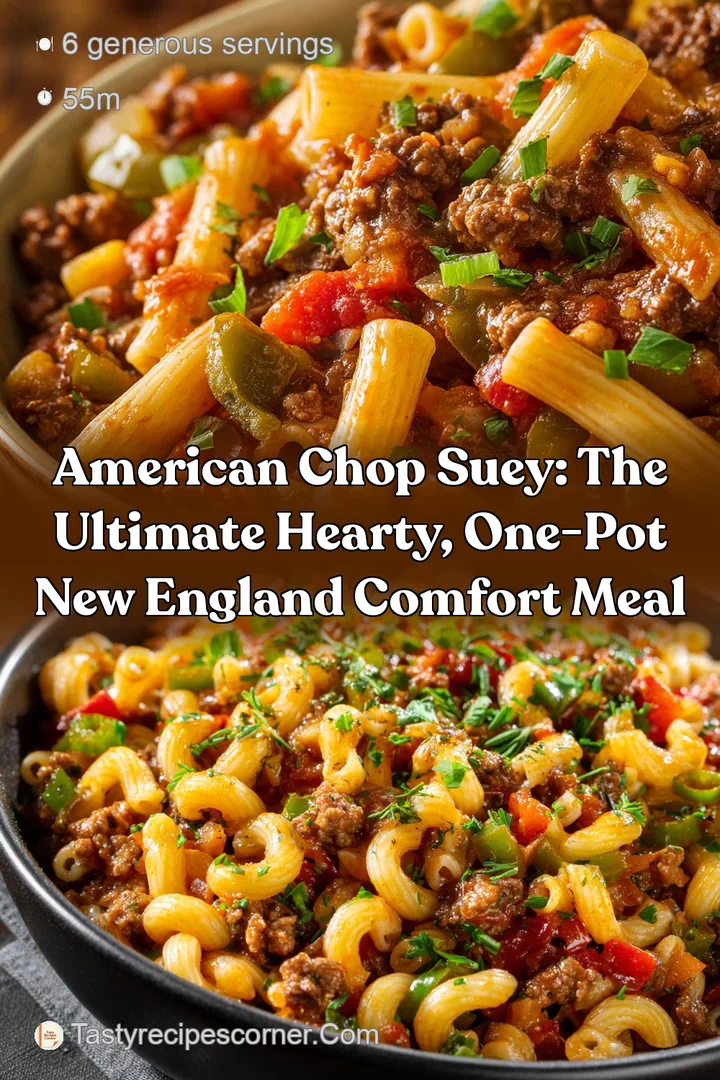 American Chop Suey: The Ultimate Hearty One-Pot New England Comfort Meal