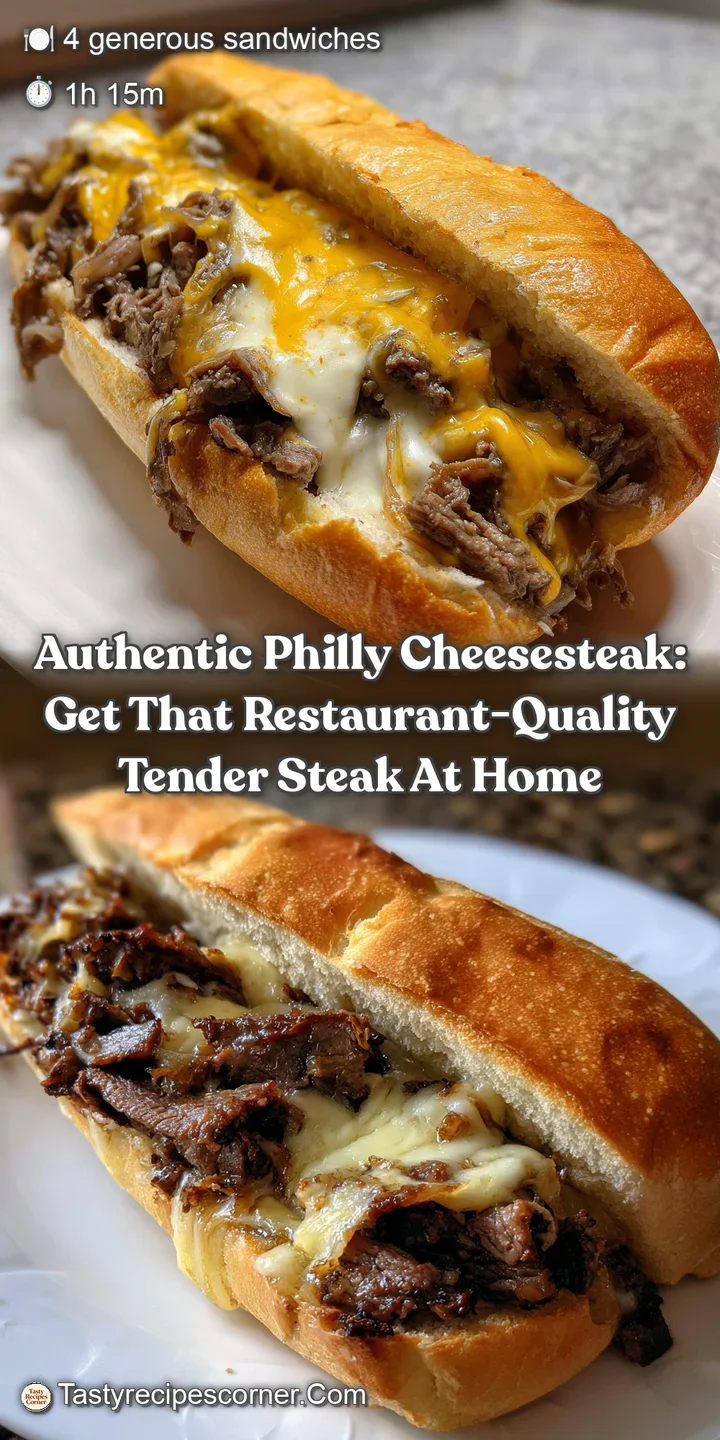 Authentic Philly Cheesesteak: Get That Restaurant-Quality Tender Steak at Home