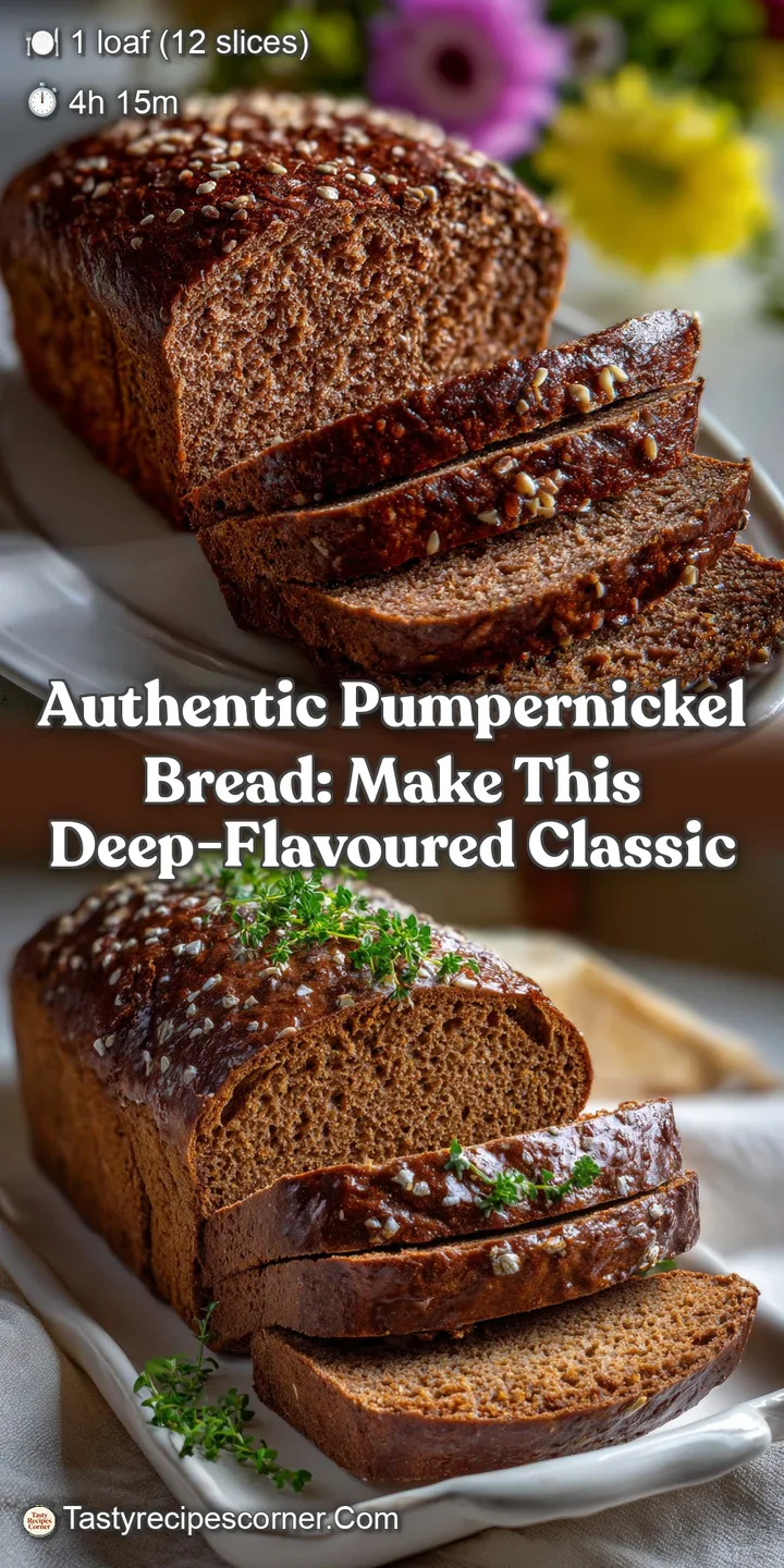 Authentic Pumpernickel Bread: Make This Deep-Flavoured Classic