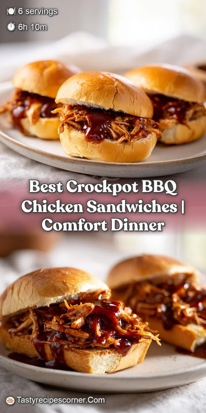 Extreme close-up of juicy, shredded chicken dripping with rich, dark BBQ sauce on a soft, toasted bun.