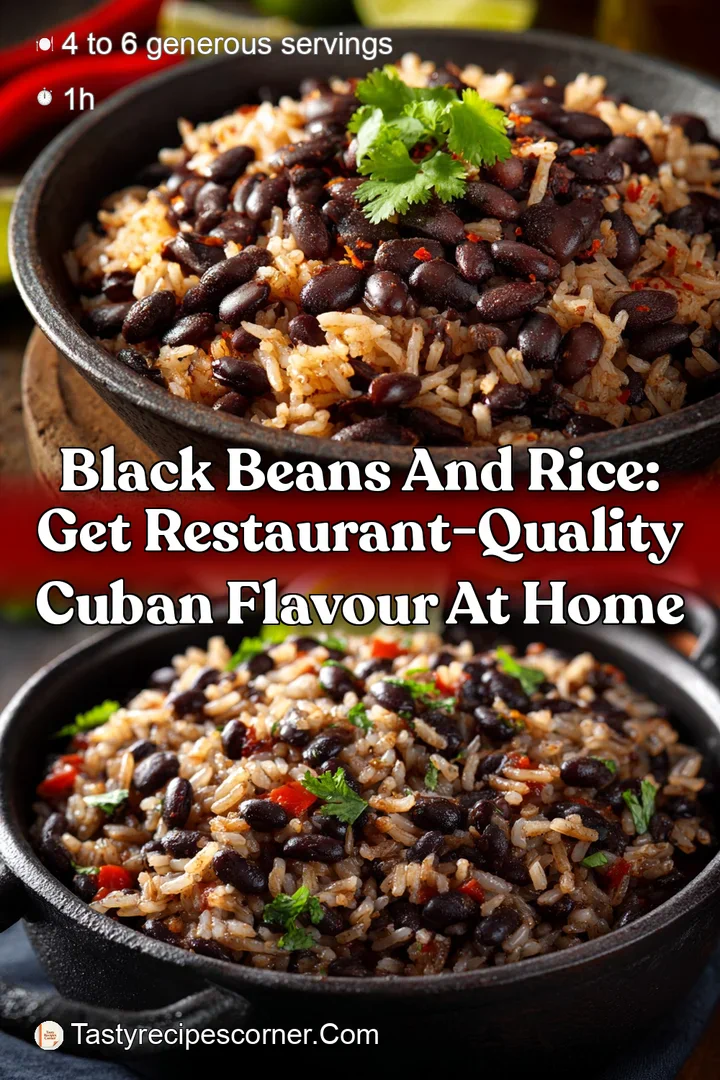 Black Beans and Rice: Get Restaurant-Quality Cuban Flavour at Home