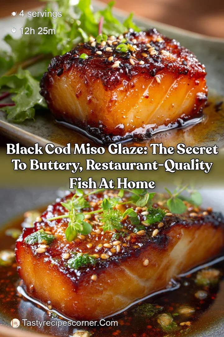Black Cod Miso Glaze: The Secret to Buttery Restaurant-Quality Fish At Home