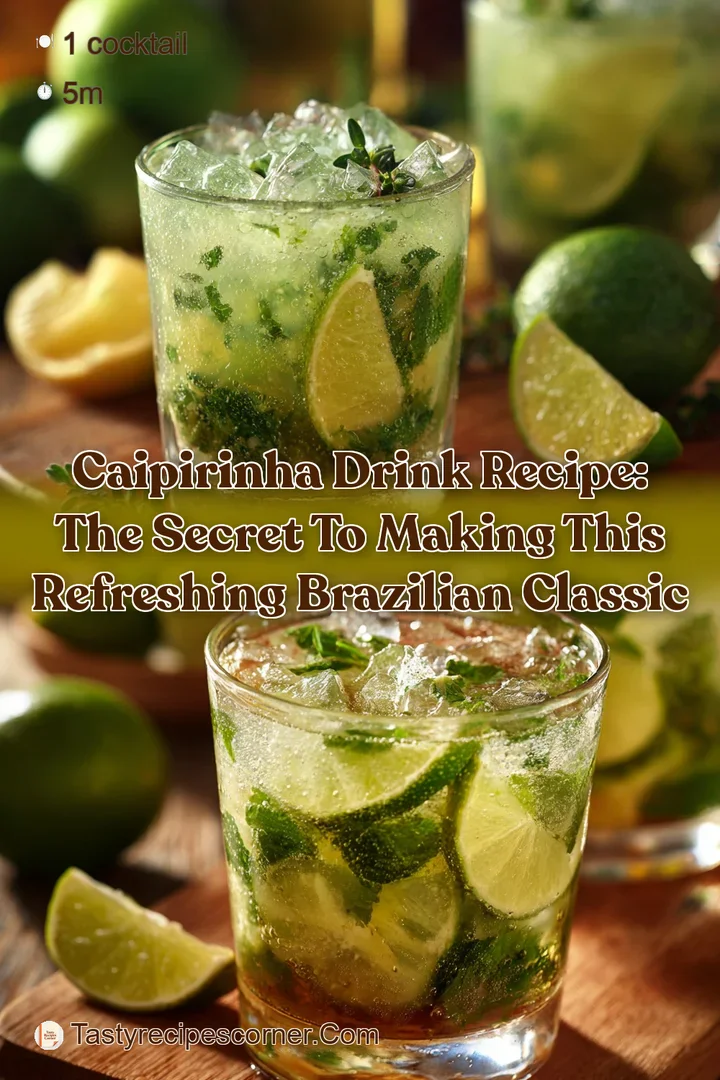 Caipirinha Drink Recipe: The Secret to Making This Refreshing Brazilian Classic