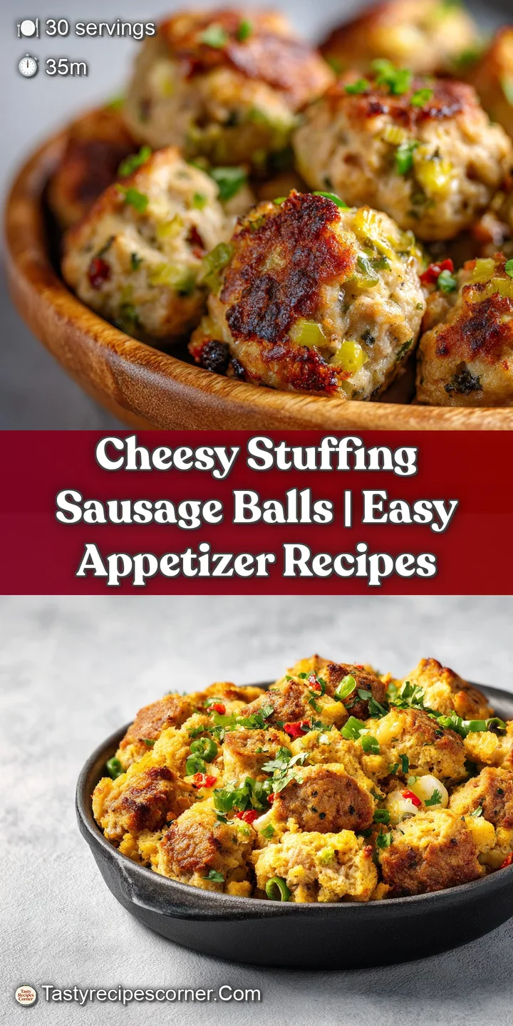 Close-up of a crispy, golden-brown sausage ball revealing a molten cheese and savory interior.