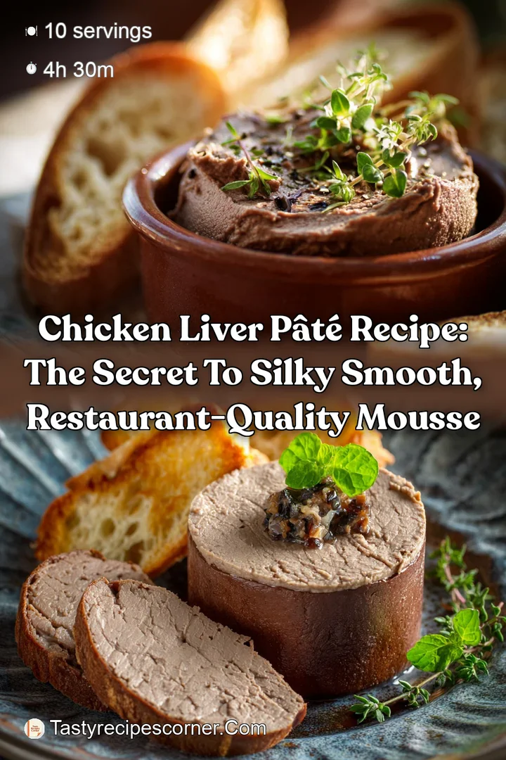 Chicken Liver P&acirc;t&eacute; Recipe: The Secret to Silky Smooth Restaurant-Quality Mousse