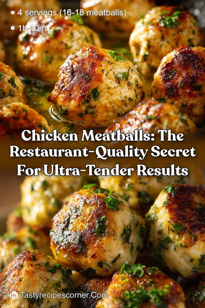 Chicken Meatballs: The Restaurant-Quality Secret for Ultra-Tender Results