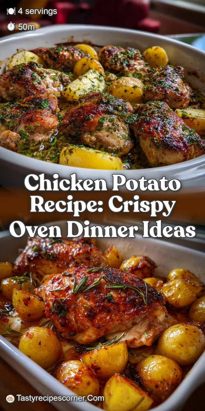 Chicken Potato Recipe: Crispy Oven Dinner Ideas