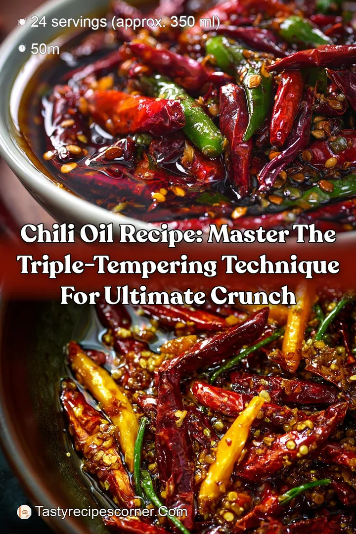 Chili Oil Recipe: Master the Triple-Tempering Technique for Ultimate Crunch