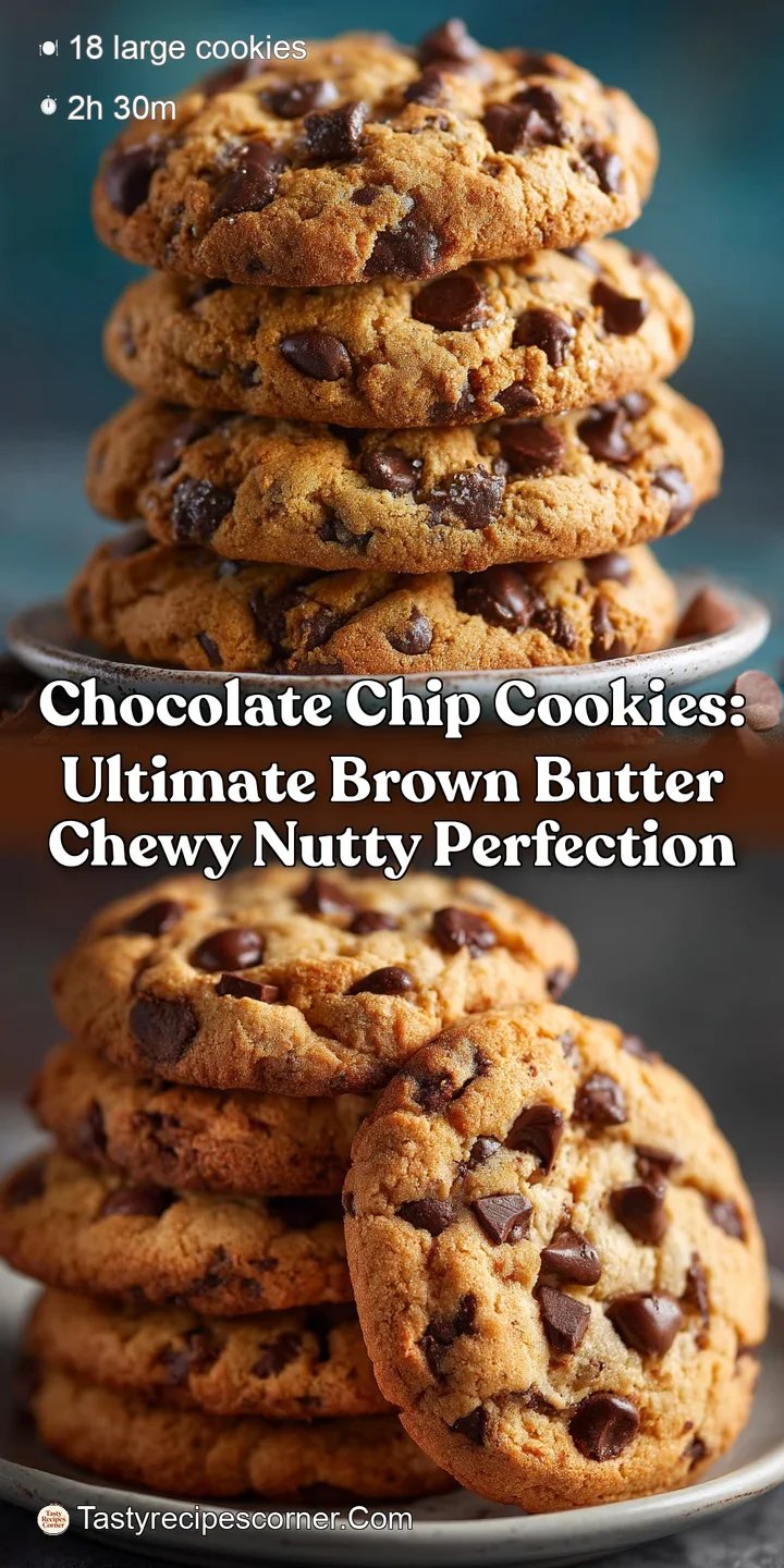 Chocolate Chip Cookies: Ultimate Brown Butter Chewy Nutty Perfection