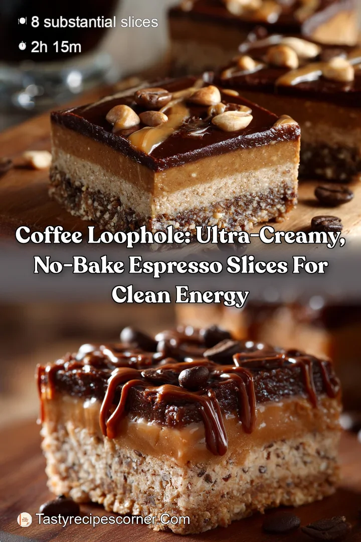 Coffee Loophole: Ultra-Creamy No-Bake Espresso Slices for Clean Energy