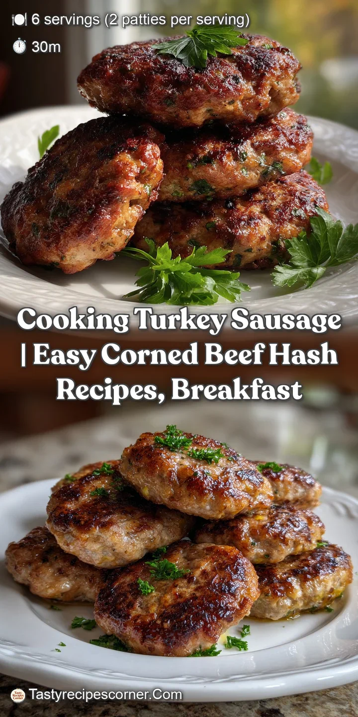 Cooking Turkey Sausage | Easy Corned Beef Hash Recipes Breakfast