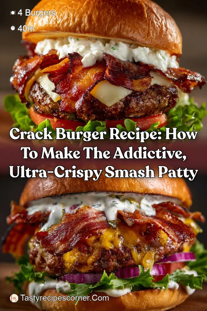 Crack Burger Recipe: How to Make the Addictive Ultra-Crispy Smash Patty