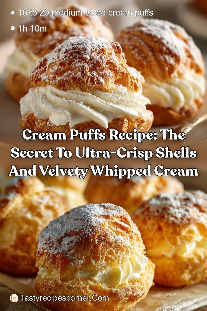 Cream Puffs Recipe: The Secret to Ultra-Crisp Shells and Velvety Whipped Cream