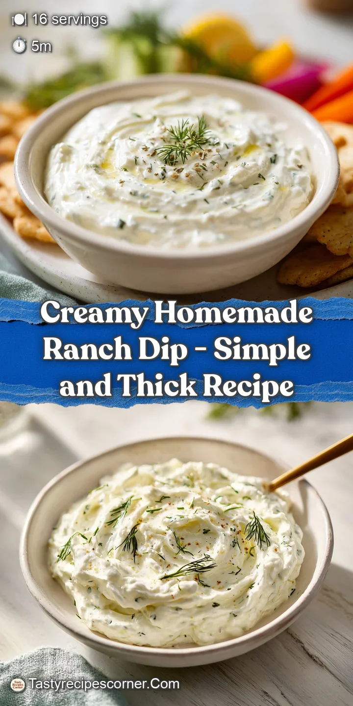 Close-up of a spoon scooping thick, herbaceous ranch dip, revealing a rich, textured consistency.