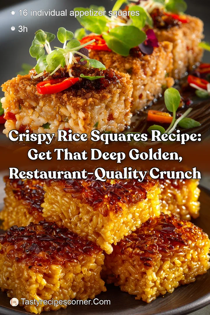 Crispy Rice Squares Recipe: Get That Deep Golden Restaurant-Quality Crunch