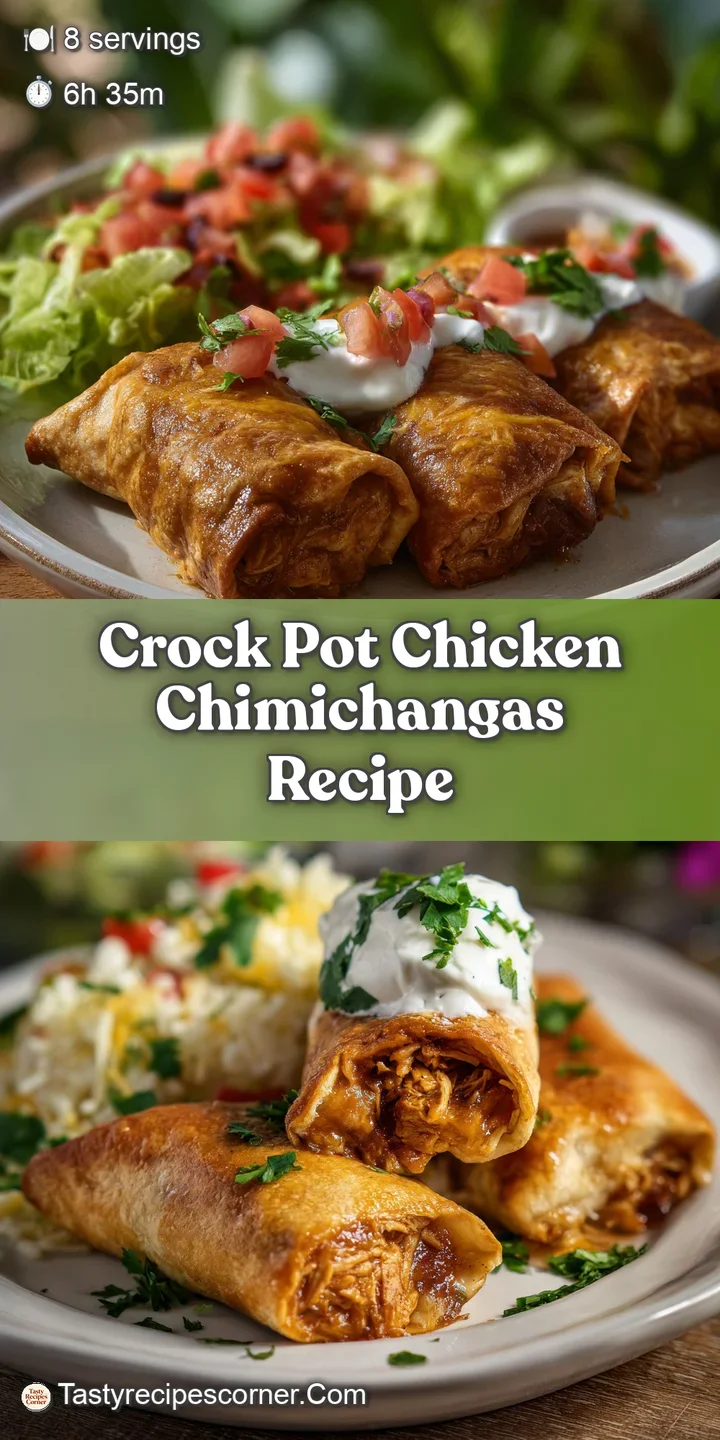 Close-up of a golden-brown baked chimichanga, revealing a flaky, crisp exterior and a tantalizing glimpse of the savory fi...