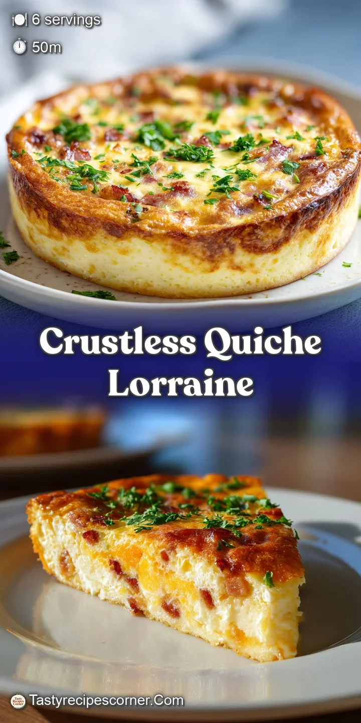Close-up of warm quiche lorraine, showing rich, creamy filling with bits of bacon and cheese, golden brown edges, very app...