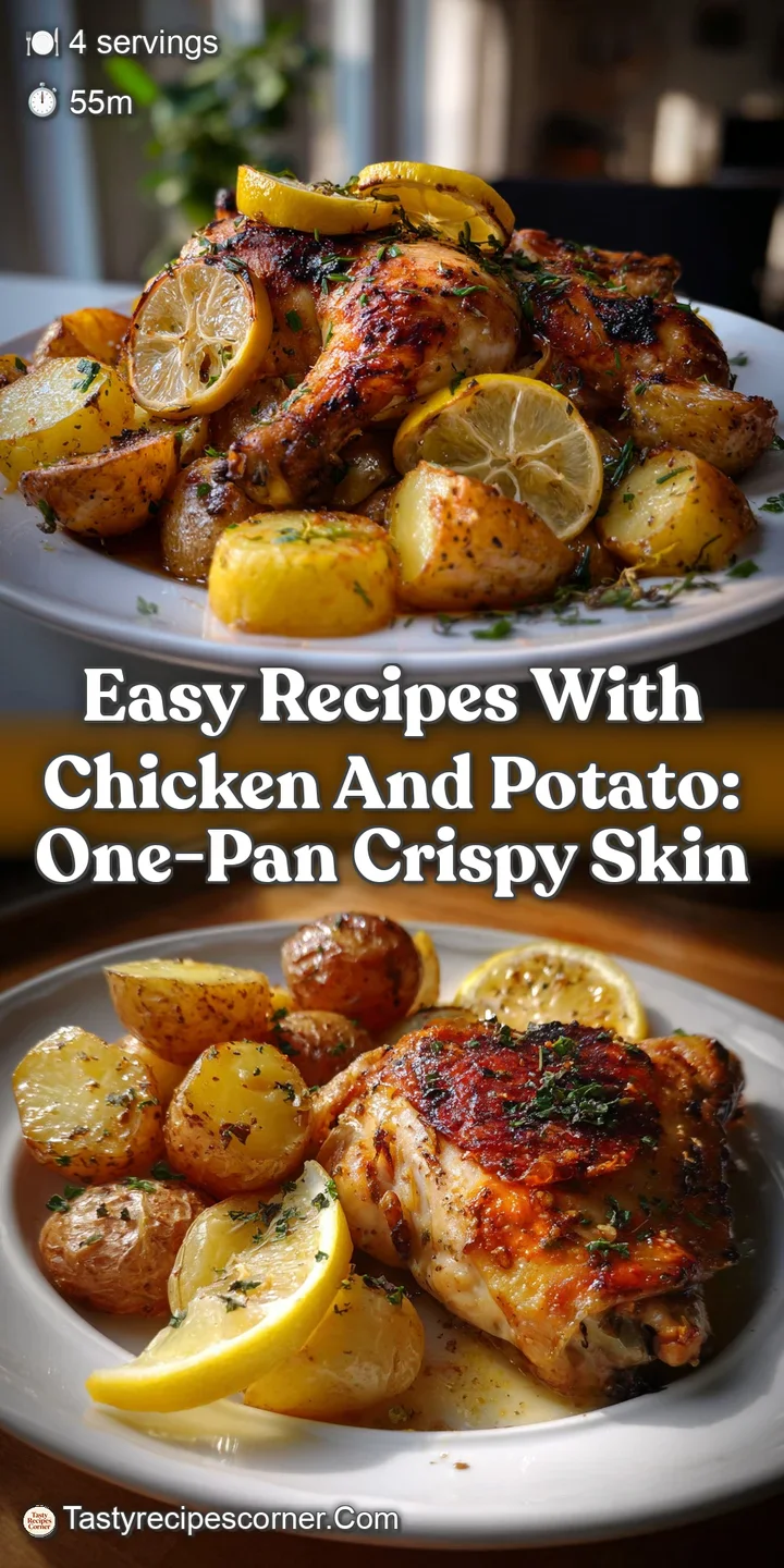 Easy Recipes With Chicken And Potato: One-Pan Crispy Skin