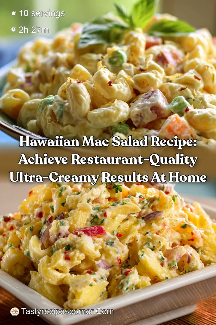 Hawaiian Mac Salad Recipe: Achieve Restaurant-Quality Ultra-Creamy Results at Home