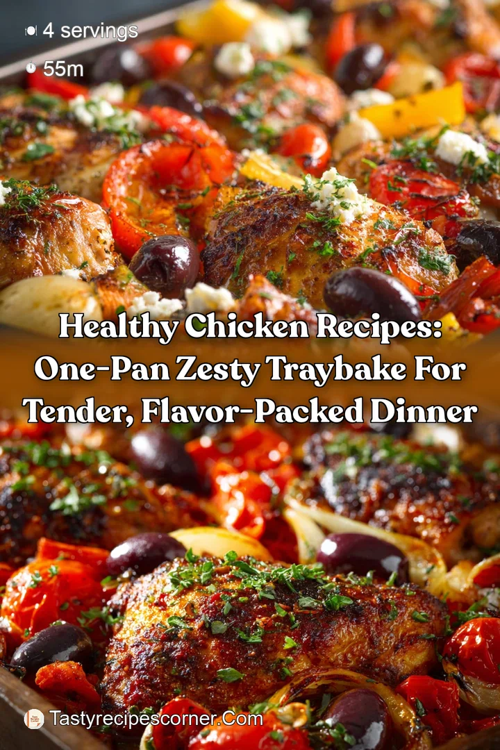 Healthy Chicken Recipes: One-Pan Zesty Traybake for Tender Flavor-Packed Dinner