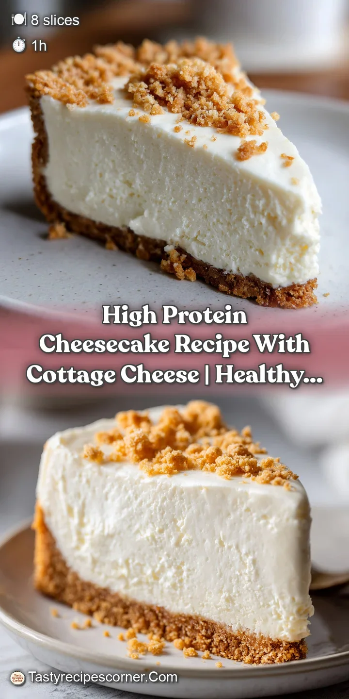 Macro shot of creamy, pale yellow cheesecake with a thick, crumbly crust and a glossy berry glaze dripping down.