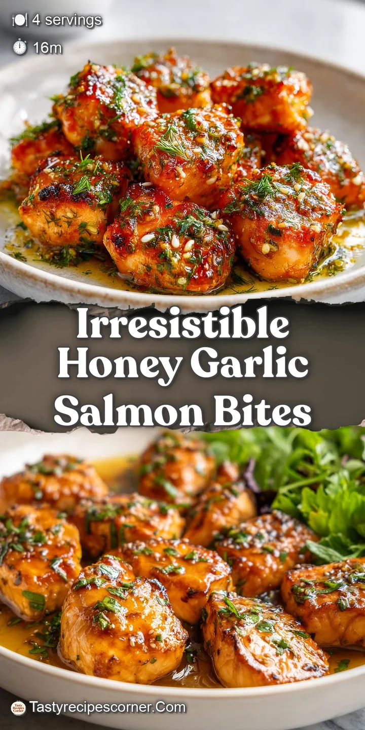 Close-up of juicy, caramelized salmon bites. Golden-brown edges offer a tempting crunch. Visually irresistible, fresh, and...