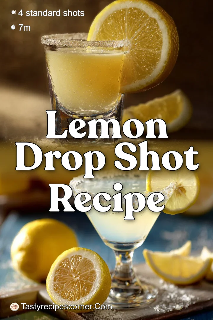 Lemon Drop Shot Recipe: Crisp Zesty Classically Cool - Tasty Recipes Corner