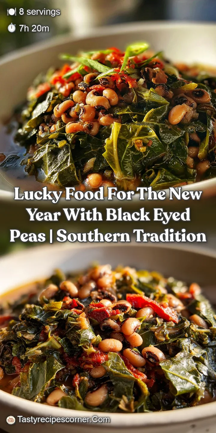 A close-up of a spoonful of creamy black-eyed peas, glistening with richness; inviting texture and deep, satisfying flavors.