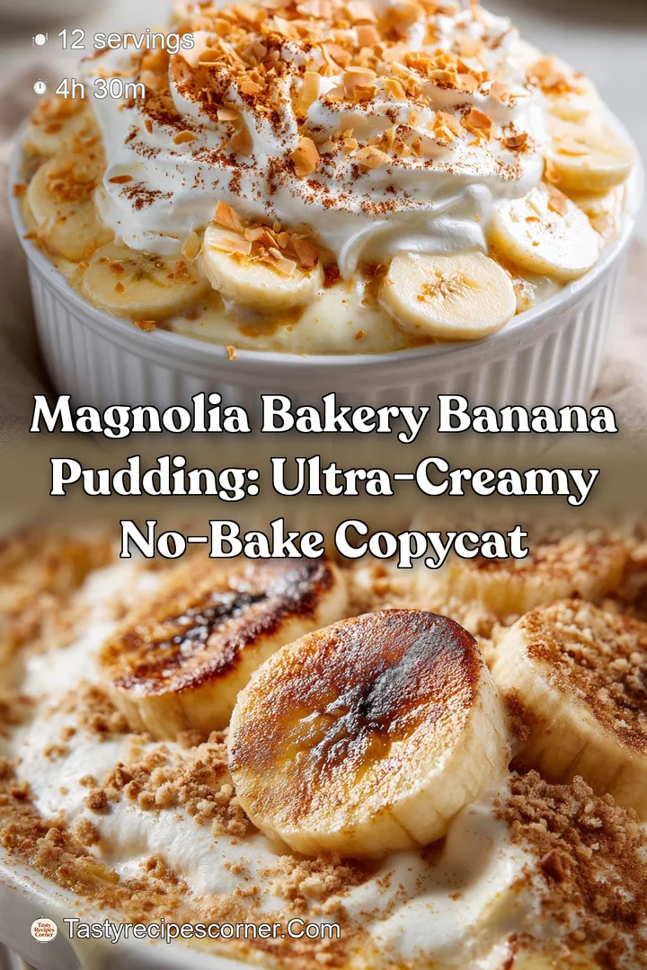Magnolia Bakery Banana Pudding: Ultra-Creamy No-Bake Copycat