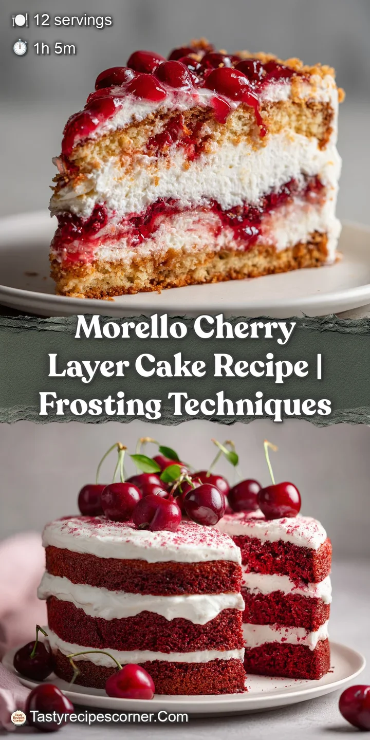 Close-up of the cherry cake; a sweet, inviting glaze that reflects light, showing the ripe cherries throughout the cake.