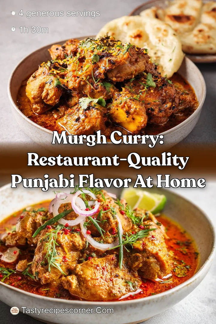 Murgh Curry: Restaurant-Quality Punjabi Flavor at Home