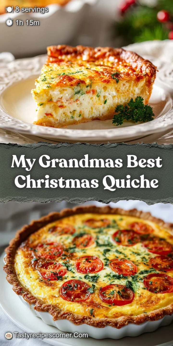 Close-up of quiche highlighting a rich, creamy filling. Toasted edges of the crust show a satisfying crispness, warm and i...