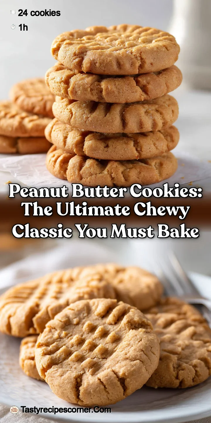 Peanut Butter Cookies: The Ultimate Chewy Classic You Must Bake