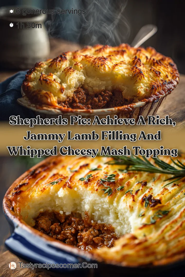 Shepherds Pie: Achieve a Rich Jammy Lamb Filling and Whipped Cheesy Mash Topping