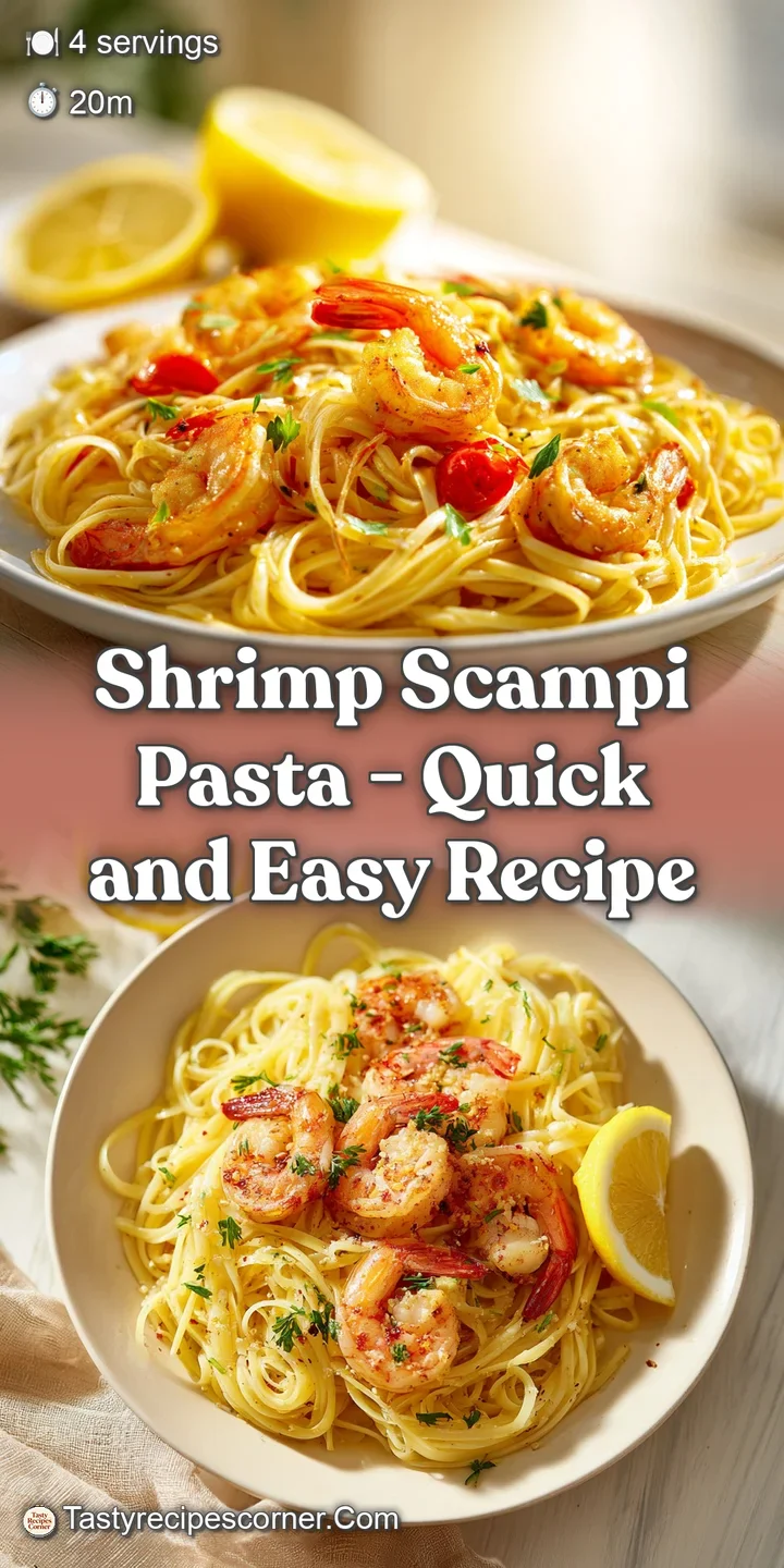 Close-up of succulent, seared shrimp nestled amongst tender pasta, bathed in a rich, garlicky, buttery sauce.