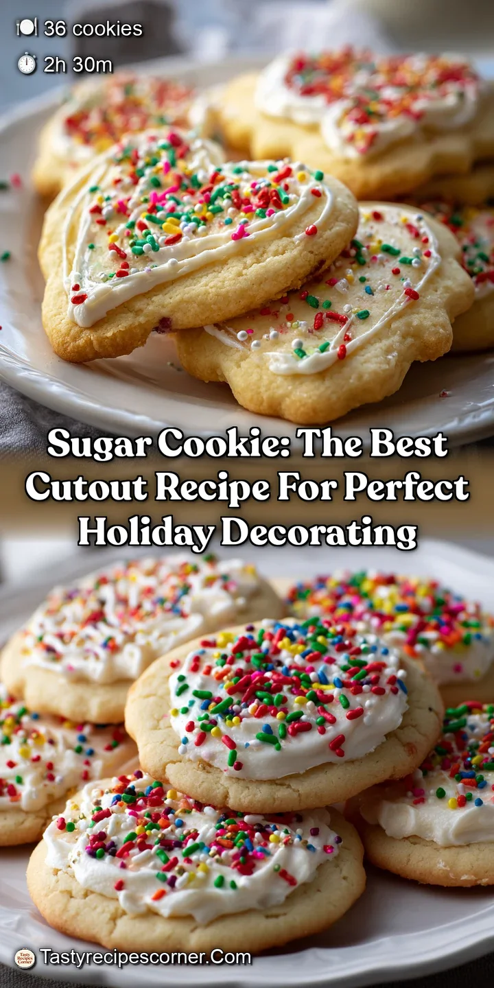 Sugar Cookie: The Best Cutout Recipe for Perfect Holiday Decorating